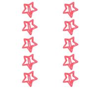10pcs Star Shape Hairpins Bride Fluorescent Star Shape Spring Hair Clip Wedding Hair Clip for Woman Ponytail Pin for Woman Festival Pin for Daily Hairstyles Kid for Girl for Thick/thin