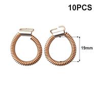10pcs Stator Spring for Electric Hammer, Coil Spring Wiring Component Compatible with Models 260810, 65A, 9523, 4100, 1105900/C7, 355 - Metal Copper Ear Spring for Air Tool Accessories