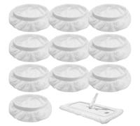 10Pcs Steam Mop Pads for Handheld Steam Cleaner Compatible with Bissell Steam Shot, Wagner, Pursteam, Dupray, Comforday Steam Cleaner Universal Washable Scrub Cleaning Accessories Microfiber Cloths