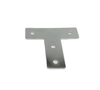10PCS Steel Connecting Plate T-Shaped Shaped Fixed Parts Industrial Aluminum Profile Accessories for Furniture(100mm)