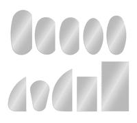 10Pcs Steel Pottery Tools Clay Ribs, Stainless Steel Sculpting Tool, Metal Pottery Rib for Polymer Clay Crafts