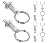 10pcs Steel Spring Loaded Push Fit Ball Nose Plunger for Greenhouses
