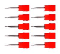 10pcs Steel Three Flutes Milling Bit Cutter For Aluminum Superior Wear Resistance And Accuracy Tool