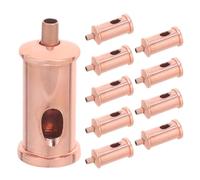10pcs Steel Wire Rope Locking Clip Clamp for Wire Cable, Iron | Adjustable Cord Grips Connector, Wear Resistant High Strength, for Chandelier Rope Locks and Table Lamps