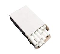 10Pcs Sticks White Dustless,Chalkboard Chalk,Dustless Chalk For Indoor Chalkboard,School Supplies,Easy To Use Dustless Chalk,Water-Soluble Dustless Chalkboard Chalk Crayons School Office Supplies