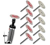10PCS Stone Carving 40mm Diamond Turbo Mini Engraving Saw Blades, Metal Cutting Wheel Diamond Saw Blades Disk Cutting Turbo Disc, Carving Blades for Granite Marble Ceramic Porcelain Tile