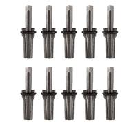 10pcs Stone Splitter 5/8inch Plug Wedge and Feather Shims Concrete Marble Granite Rock Stone Splitter Hand Tools (10cm)