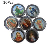 10pcs Storage Box For Round Beads Catholic Rosary For Cross Religious Ne Rosary Necklace Silver Necklace Women Gold Women Men Gold Men Well Made Monk Last A Very Long Highly Recommend