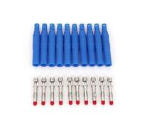 10Pcs Straight Insulated 4mm Male Plug Solder Type DIY Connector MQXFCZUX(Beige)