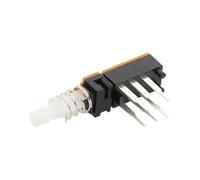 10Pcs Straight key PBS-221H21 key switch double row six feet long pin copper foot with spring power switch EFDSVUHE