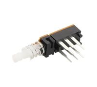 10Pcs Straight key PBS-221H21 key switch double row six feet long pin copper foot with spring power switch