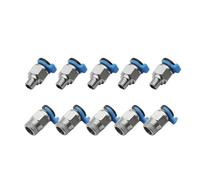 10pcs Straight Pneumatic Fitting Push To Connect Quick In For 3D Printer(Type A)