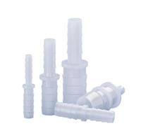10Pcs Straight Reducer Joiner TUBING Plastic Barbed Connector Pipe Hose Air Water (2.4mm - 3.2mm)