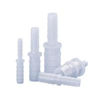 10Pcs Straight Reducer Joiner TUBING Plastic Barbed Connector Pipe Hose Air Water (3mm - 4mm(Type B))