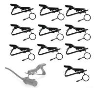 10pcs Sturdy Lavalier Mic Clips Essential Accessories for Public Speaking and Recording (E)