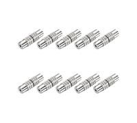 10pcs Sturdy Screw Clasps Fastener Charm Unique Screw Clasps Jewelry Fasteners for Necklace Craft Making Cord End Caps