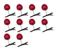 10Pcs Stylish Cherries Hair Clips Unique Hair Pin Adornment For Braided Hair Extensions Comfortable And Secure Fit