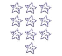 10pcs Stylish Lattice Star Hairpin Colorful Hair Clip Casual Wear Hair Barrettes For Teenagers And Children