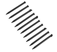 10Pcs Stylus Touch Pens for NEW 3DSXL Console with and Delicate Feel, Ergonomic Design for Easy Carrying, ABS Material (Black)