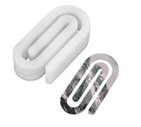 10pcs Sublimation Paper Clips, 4x2 Inch Single-Sided Sublimation Acrylic Paper Bookmark Sublimation Paperclips Blanks Sublimation Clipboard Blanks Sublimation Book Marks for Home Office Classroom