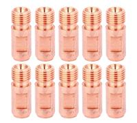 10Pcs Submerged Arc Welding Nozzle Tips, M14x1.5 Thread Copper Tips for Welding Machine, 4.0mm/5.0mm Hole Diameter, Precision CNC Machined Replacement Tips for Submerged Arc Weldin (∅5.0 Copper)