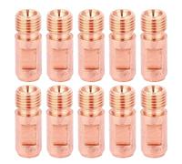 10pcs Submerged Arc Welding Torch Nozzle Tips M14x1.5 4.0mm and 5.0mm, Pure Copper Conductive Replacement Tips for Saw Machines, Precision CNC Machined Standard Fit (∅4.0 Copper)