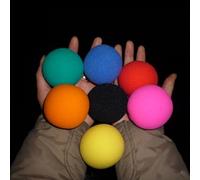 10pcs Super Soft Sponge Ball (6cm) Magic Tricks Appearing/Vanishing Balls Magic Accessories Stage Street Illusions Gimmicks Fun Classic Toys(Yellow)