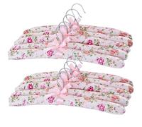 10PCS Sweater Hangers,Padded Coat Hangers for Women, Padded Hangers 15 inch Anti Slip Sweater Hangers No Shoulder Bump Thick Padded Clothes Hangers, violet