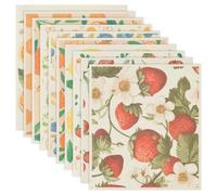 10Pcs Swedish Dishcloths for Kitchen, Reusable Sponge Cleaning Cloths Absorbent Dish Towel Washable Paper Towels Fast Drying Cleaning Wipes No Odor for Home Kitchen Counters(Style 1)