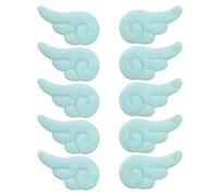 10PCS Sweet Color Wing Shape Appliques for Hat Clothes Sewing Patches Handmade Headwear Hair Clips Accessories Supplies for Adults and Supplies Adults Cartoon Appliques Hobbies