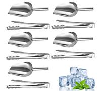 10PCS Sweet Scoops and Ice Tongs Set, Sugar Tongs, Scoops for Food