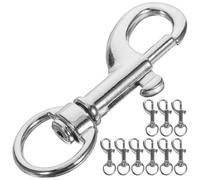10pcs Swivel Snap Hook Stainless Steel Bolt Snap for Pet Collars