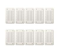 10Pcs SYB-46 Solderless Breadboard 270 Holes GPIO Expansion Board Reusable ABS Plastic For Electronic Circuit Testing And Robot DIY