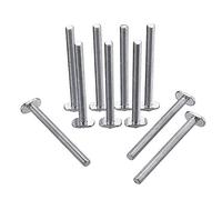 10pcs T Groove Bolt Screw Fixing Tool M8X100mm Thread Stud Sliding T-Nut Screw Bolt for Woodworking Tool for 30 Series Mitre Rail