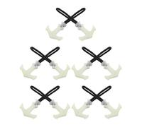 10pcs T Shaped Zipper Pull Replacement with Detachable Anti Slip Cord | Luminous Light Green Rope and Silicone Build, DIY Replacement for Backpacks, Jackets, Travel Bags, Daily Commutes