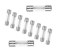 10Pcs T3.15AL250V 5x20mm 3.15A 250V Slow Blow Fuse T3.15AL Glass Slow-Acting Time-delay Fuse (3/16 in x 3/4 in)