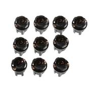 10pcs T5 12V 1.2W Car Halogen Bulbs T5 Sockets