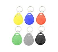 10pcs T5577/EM4305 125KHz RFID Proximity ID Card Token Tags Key Fobs Smart ID Key Ring Keycard for Access Contorl System