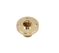 10pcs T8 Trapezoidal Screw Nuts, Pitch 2mm Thread 2mm/8mm Efficient Brass Flange Nut for Machine Tools(2mm)