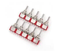 10Pcs T8014A Lever 3Pin Momentary Self-Return 3-Position SPDT Toggle Switch
