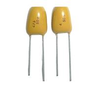 10pcs Tantalum capacitor 4.7uF 50V 475 50V4.7uF DIP Radial