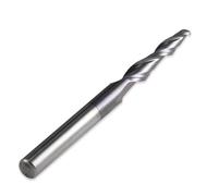 10pcs Tapered Ball Nose End Mill, 3.175/4/6/8mm Shank Solid Carbide Spiral Milling Cutter CNC Router Bit For Woodworking Engraving(8.0xR1.0x60x100L)