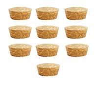 10Pcs Tapered Cork Plugs Wooden Wine Corks Stoppers Reusable Sealing Stopper for Bottle Bar DIY Crafts Kitchen Accessories (43x38x20mm)