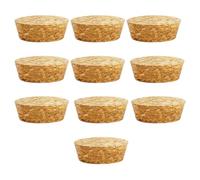 10Pcs Tapered Cork Plugs Wooden Wine Corks Stoppers Reusable Sealing Stopper for Bottle Bar DIY Crafts Kitchen Accessories (48x44x20mm)