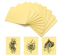 10Pcs Tattoo Practice Skins, 3mm Thick Fake Skin 6"x8" - Realistic Reusable Silicone Sheet for Beginners & Professional Artists Tattoo Skin with Storage Box