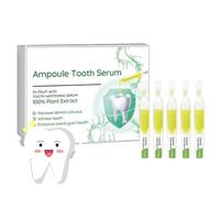 10PCS Teeth Whitening Gel, 3V Fruit Acid 100% Plant Extract Teeth Whitening Serum,Tooth Whiten Gel Essence Coffee Tea Stain Removal, Gentle for Sensitive Tooth Travel Size