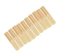 10Pcs Tenor Saxophone Reeds Musical Instrument Accessories for Beginners Wood Color Saxophone ReedsSaxophone ReedsWood Color Saxophone ReedsSax ReedSaxophone AccessoriesWoodwi