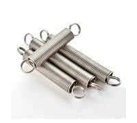10Pcs Tension Extension Spring 304 Stainless Steel Double Coil Small Springs Wire Dia 0.8mm Outer Dia 6-10mm Length 20-60mm(50 mm,10 mm)