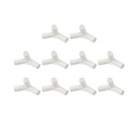 10pcs Tent Pole Connector Tees, Fixed Joints for Canopy Poles, Inner Diameter 16mm for Outdoor Activities (135 degrees tee)