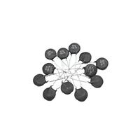 10pcs Thermal Resistor 5D-11 10D-9 10D-11 47D-15 10D-20 10D-13 8D-11 10D-15 5D-15 10D-7 MF11-103 10D-25 8D-20 20D-20 5D-9 BIANMTSW(24 values kit)